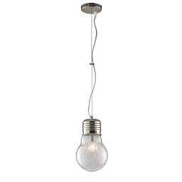 Obrázek pro produkt Závěsné svítidlo, chromové, 1 x E27, 15 x 120 cm - FANEUROPE