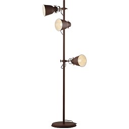 Obrázek pro produkt Stojací lampa Piantana Legend, corten/měděné, 3 x E27, 50 x 166 cm - FANEUROPE