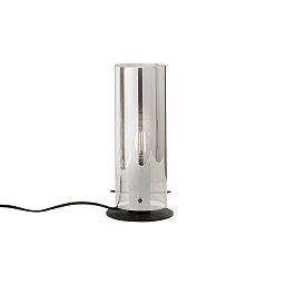 Obrázek pro produkt Stolní lampa Lumetto Magic, černá/kouřová, 1 x E27, 13 x 13 x 23 cm - FANEUROPE
