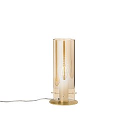 Obrázek pro produkt Stolní lampa Lumetto Magic, zlatá/jantar, 1 x E27, 13 x 13 x 23 cm - FANEUROPE