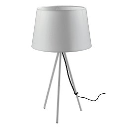 Obrázek pro produkt Stolní lampa Lume Marilyn, bílá, 1 x E27, 30 x 58,5 cm - FANEUROPE