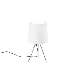 Obrázek pro produkt Stolní lampa Lume Marley, bílá, 1 x E14, 25 x 43,5 cm - FANEUROPE
