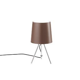 Obrázek pro produkt Stolní lampa Lume Marley, hnědá, 1 x E14, 25 x 43,5 cm - FANEUROPE