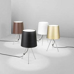 Obrázek pro produkt Stolní lampa Lume Marley, černá, 1 x E14, 25 x 43,5 cm - FANEUROPE