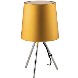 Obrázek pro produkt Stolní lampa Lume Marley, zlatá, 1 x E14, 25 x 43,5 cm - FANEUROPE
