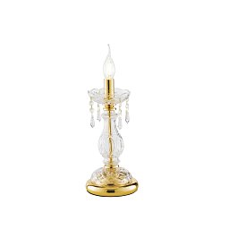 Obrázek pro produkt Stolní lampa Lume Monalisa, zlatá, 1 x E14, 15 x 41 cm - FANEUROPE