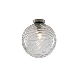 Obrázek pro produkt Stropní svítidlo NEREIDE, průhledné, 1 x E27, 25 x 25 cm - FANEUROPE