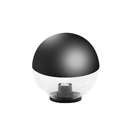 Obrázek pro produkt Koule Polly Sfera, PMMA, průhledná, horní polokoule černá, 1 x E27, IP44, průměr 30 cm - FANEUROPE