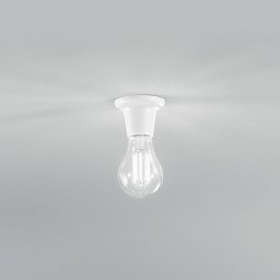 Obrázek pro produkt Objímka DOUBLEU WS, bílá, 1xE27, 7,5 x 5,7 cm - FANEUROPE