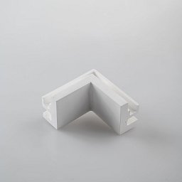 Obrázek pro produkt Úhlová spojka Mono – bílý hliníkový profil s opálovým difuzorem, 10 x 6,5 cm - FANEUROPE