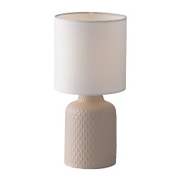 Obrázek pro produkt Stolní lampa Lumetto Ravello starorůžovábílá, patice E14, 15 x 32 cm - FANEUROPE