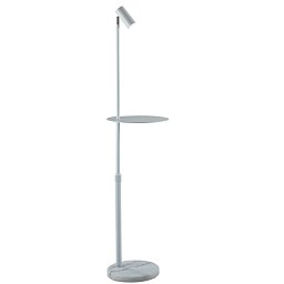 Obrázek pro produkt Stojací lampa Piantana Relax nastavitelná, bílá/mramor, 1xGU10, 35 x 150 cm - FANEUROPE