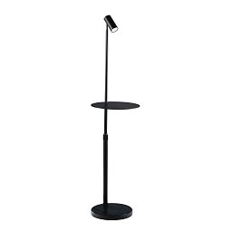 Obrázek pro produkt Stojací lampa Piantana Relax nastavitelná, černá/mramor, 1xGU10, 35 x 150 cm - FANEUROPE