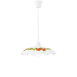 Obrázek pro produkt Závěsné svítidlo Ribes bílé, 1xE27, 42 x 42 x 120 cm - FANEUROPE