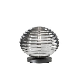 Obrázek pro produkt Stolní lampa Lumetto Ripple černá, patice E27, 32 x 32 x 28 cm - FANEUROPE