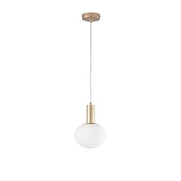 Obrázek pro produkt Závěsné svítidlo Ripple zlatá, patice E27, 18 x 18 x 150 cm - FANEUROPE