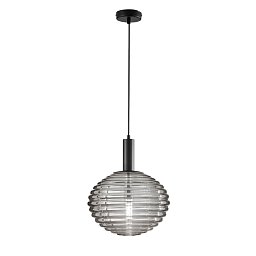 Obrázek pro produkt Závěsné svítidlo Ripple černá, patice E27, 32 x 32 x 150 cm - FANEUROPE
