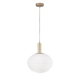 Obrázek pro produkt Závěsné svítidlo Ripple zlatá, patice E27, 32 x 32 x 150 cm - FANEUROPE