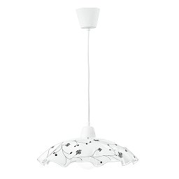 Obrázek pro produkt Závěsné svítidlo Root bílé, patice E27, 42 x 42 x 120 cm - FANEUROPE