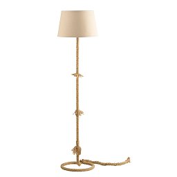Obrázek pro produkt Stojací lampa Piantana Rope černá, patice E27, 38 x 150 cm - FANEUROPE