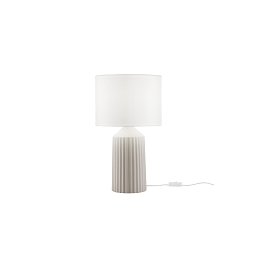 Obrázek pro produkt Stolní lampa Sahara (béžová keramika) 1 x E27, pr. 35 x 61 cm - FANEUROPE