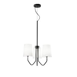 Obrázek pro produkt Závěsné svítidlo Sally černá, 3xE14, 50 x 150 cm - FANEUROPE