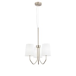 Obrázek pro produkt Závěsné svítidlo Sally niklová, 3xE14, 50 x 150 cm - FANEUROPE