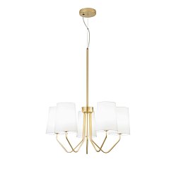 Obrázek pro produkt Závěsné svítidlo SALLY zlatá, 5xE14, 60 x 150 cm - FANEUROPE
