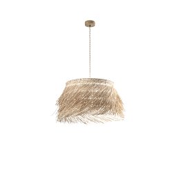 Obrázek pro produkt Závěsné svítidlo Samoa (ratan) 1 x E27, max 60 W, IP20, pr. 70 x 178 cm - FANEUROPE