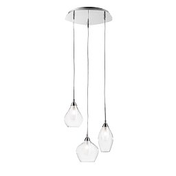 Obrázek pro produkt Závěsné svítidlo SKYLINE průhledná, 3xG9, 35 x 120 cm - FANEUROPE