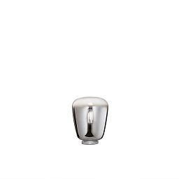Obrázek pro produkt Stolní lampa LUME SMOKE chrom, 1xE27, 19,7 x 25 cm - FANEUROPE