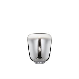 Obrázek pro produkt Stolní lampa LUME SMOKE chrom, 1xE27, 33 x 39,8 cm - FANEUROPE