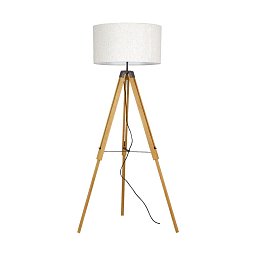 Obrázek pro produkt Stojací lampa STUDIOS dřevo, 1xE27, 75x151 cm - FANEUROPE