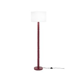 Obrázek pro produkt Stojací lampa Sultan (červená + samet) kov + samet, 1 x E27, 15 W; lampa pr. 40 x 20 cm, konstrukce 40 x 158 cm - FANEUROPE
