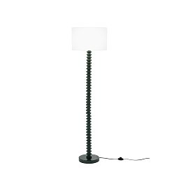 Obrázek pro produkt Stojací lampa Sultan (zelená + samet) kov + samet, 1 x E27, 15 W; lampa pr. 40 x 20 cm, konstrukce 40 x 158 cm - FANEUROPE
