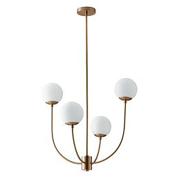 Obrázek pro produkt Závěsné svítidlo THEMYS zlatá, 4xE14, 63,5 x 174,5 cm - FANEUROPE