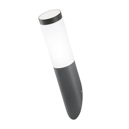 Obrázek pro produkt Venkovní nástěnné svítidlo TOKYO nerez / polykarbonát antracit, 1xE27, IP44, 37,6 x 7,6 x 7,6 cm - FANEUROPE