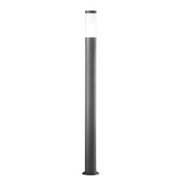 Obrázek pro produkt Sloupkové svítidlo PALO TOKYO nerez / polykarbonát antracit, 1xE27, IP44, 110 x 11,5 x 11,5 cm - FANEUROPE