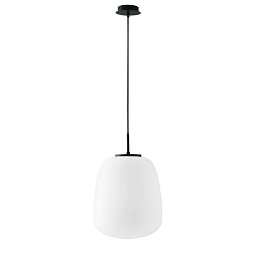 Obrázek pro produkt Závěsné svítidlo TOLOMEO OVALE bílá opál, 1xE27, 32 x 32 x 120 cm - FANEUROPE