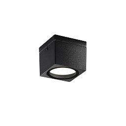 Obrázek pro produkt Stropní svítidlo hliník TOWER, 1xGX53, IP54, barva černá, 90 x 90 x 72 mm - FANEUROPE