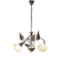 Obrázek pro produkt Závěsné svítidlo TRISTANO hnědá, 3xE14, 60 x 80 cm - FANEUROPE