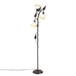 Obrázek pro produkt Stojací lampa PIANTANA TRISTANO hnědá, 3xE14, 48 x 172 cm - FANEUROPE