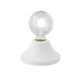 Obrázek pro produkt Stolní lampa LUMETTO VESEVUS bílá, 1xE27, 15 x 15 x 8 cm - FANEUROPE