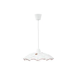 Obrázek pro produkt Závěsné svítidlo VICTORIA bílá, 1xE27, 42 x 42 x 120 cm - FANEUROPE