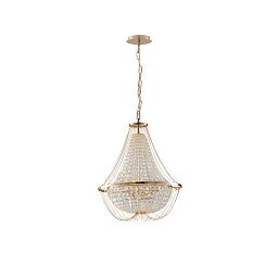Obrázek pro produkt Závěsné svítidlo VIENNA zlatá, 4xE14, 45 x 120 cm - FANEUROPE