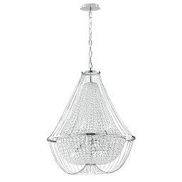 Obrázek pro produkt Závěsné svítidlo VIENNA chrom, 6xE14, 60 x 120 cm - FANEUROPE