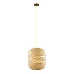 Obrázek pro produkt Závěsné svítidlo ZEN OCRA, 1xE27, 30 x 30 x 120 cm - FANEUROPE