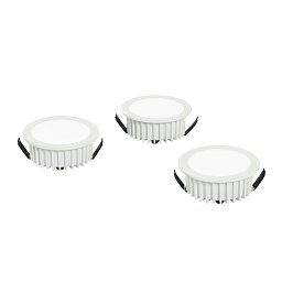 Obrázek pro produkt Zápustné svítidlo LED Fusion, bílá, hliník, 3 x 5 W, 1200 lm, 4000 K, 7 x 7 x 3,2 cm - FANEUROPE