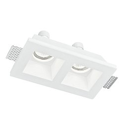 Obrázek pro produkt Zápustné svítidlo Ghost, bílá, 2 x GU10, 21,4 x 11,8 x 5,5 cm - FANEUROPE
