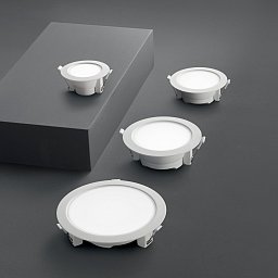 Obrázek pro produkt Zápustné svítidlo LED Horus, bílé, polykarbonát, 25 W, 3250 lm, 4000 K, IP40, 23 x 23 x 6 cm - FANEUROPE